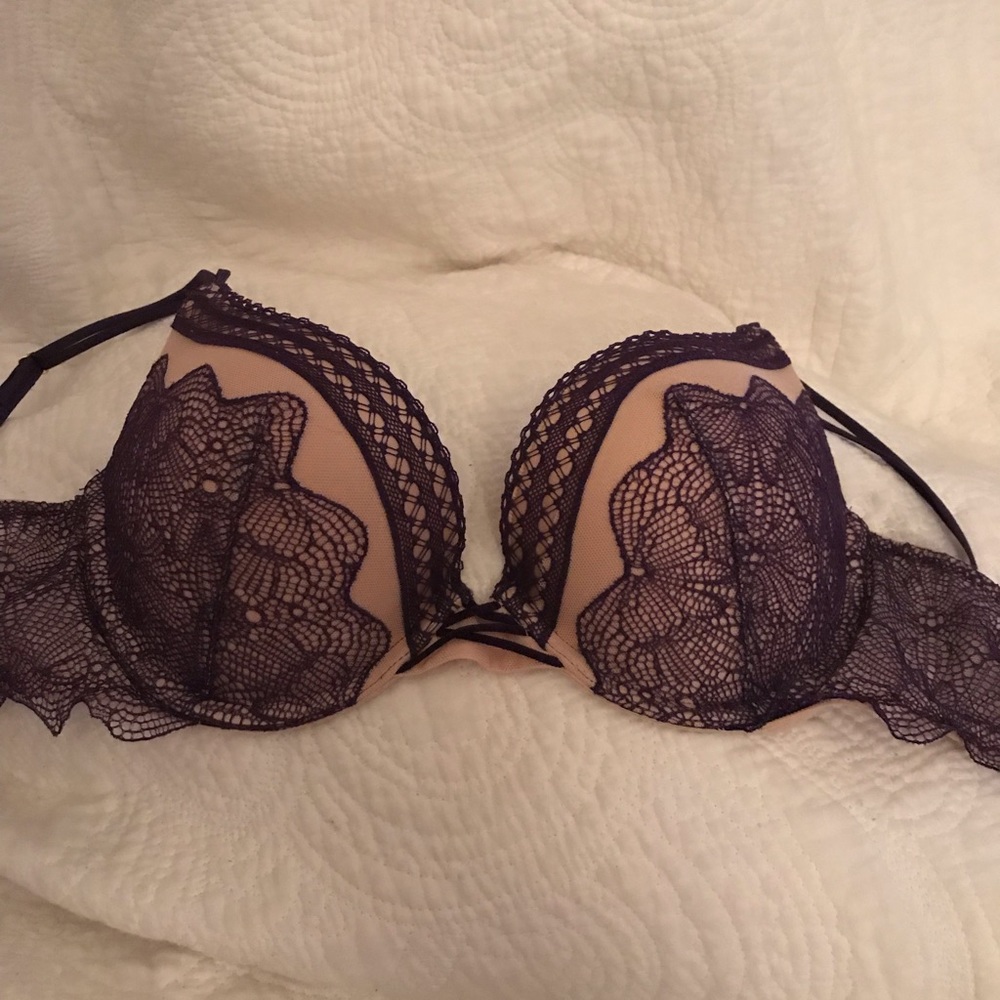 Victoria’s Secret purple lace bra